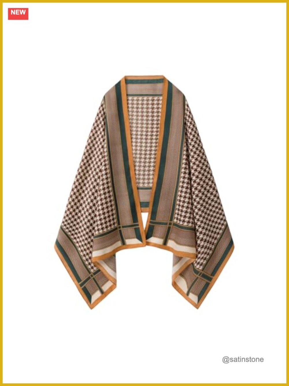 Oversized Pashmina Scarf Wrap Soft Polyester Shawl Women's Winter